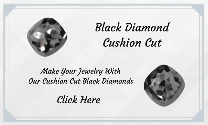 Black Diamonds Cushion Shape