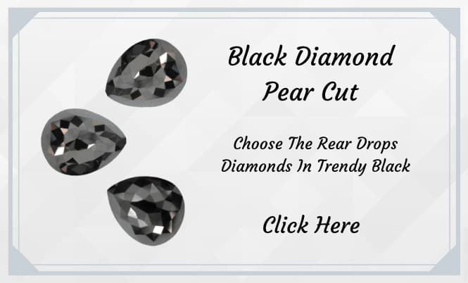 Black Diamonds Pear Shape