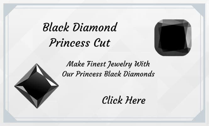 Black Diamonds Princess Cut