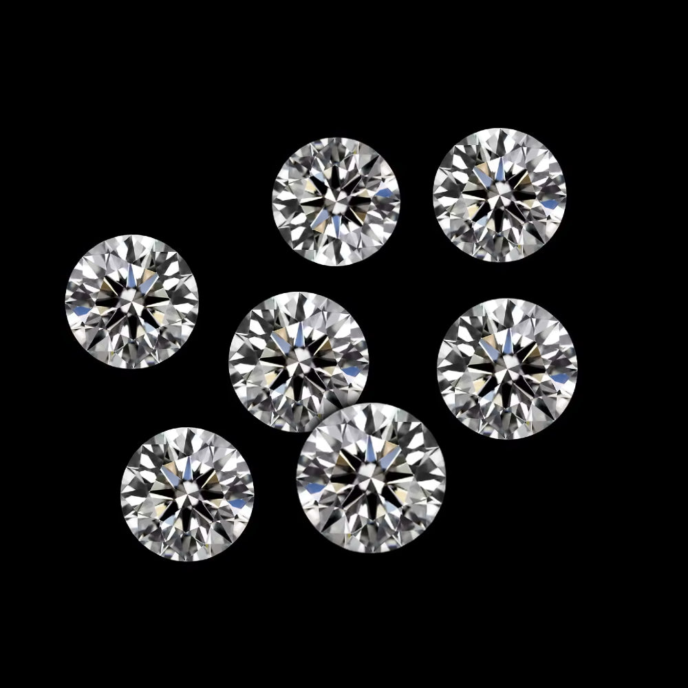 2.40 Mm Loose Round Cut Lab Grown Diamonds CVD VS EF