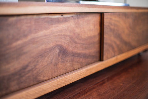 TV Stand made from reclaimed Australian timber by The Wattle Road