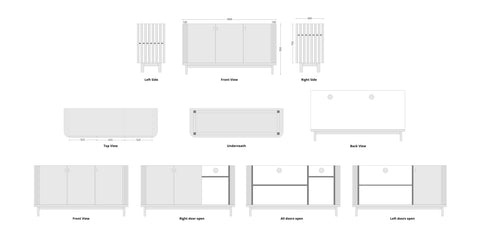 Plans to a custom furniture project by The Wattle Road