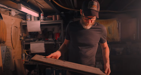 reclaimed timber with furniture maker Dave Drury at The Wattle Road