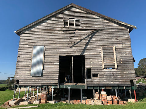 Reclaimed timber barn