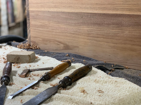 Hand tools used to make custom furniture