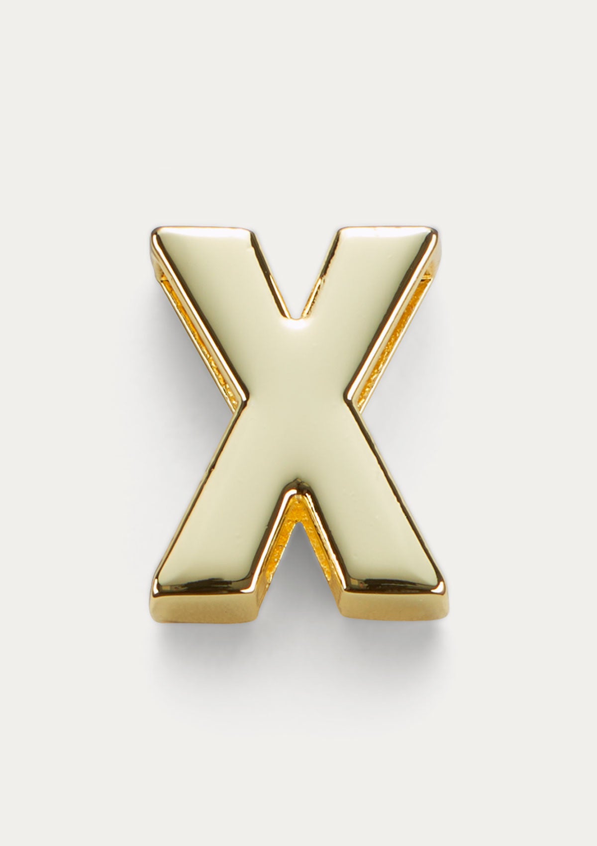 Image of Charm per Accessori Personalizzabili lettera X – oro