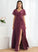 SplitFront V-neck Floor-Length Length Fabric Silhouette A-Line Neckline Embellishment Penny Sleeveless Floor Length