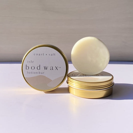 Lotion Bar with Metal Tin / Coconut