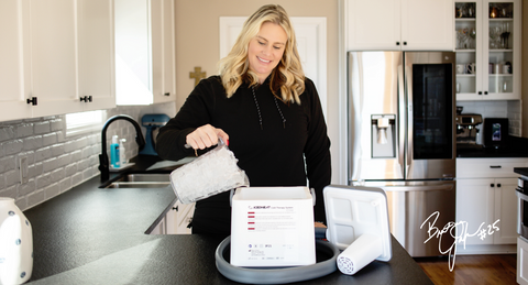 Brittany Jackson, WNBA star, using the Brace Direct IcedHeat Hot and Cold Water Circulating Machine with Universal Pad