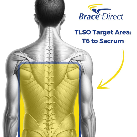 TLSO Back Brace for Mid and Lower Back Pain Relief