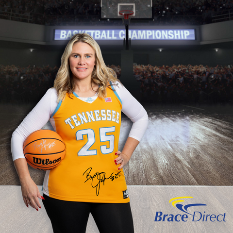 Brittany Jackson in her Lady Vol's jersey