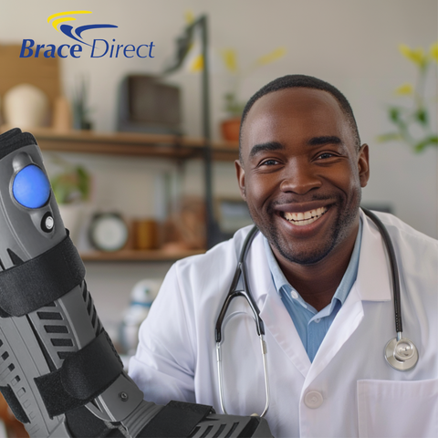 Doctor recommending Brace Direct products