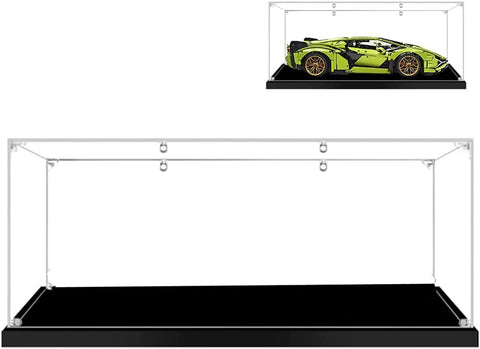 Vitrine en plexiglas® pour LEGO® Bugatti Chiron FKP 37 (42083)