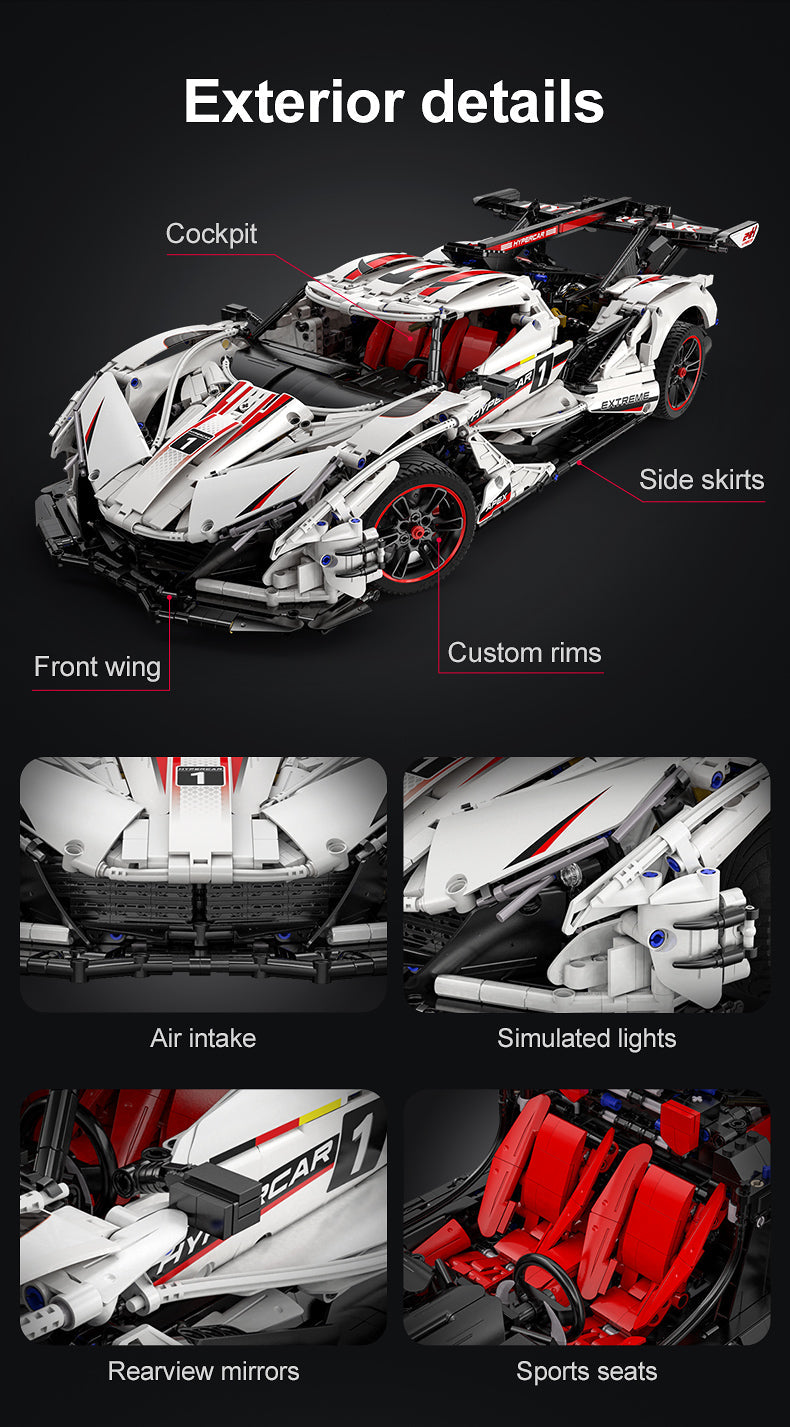 CaDA Bricks V12 Hypercar Designed By Suhwan Ji | C61053W