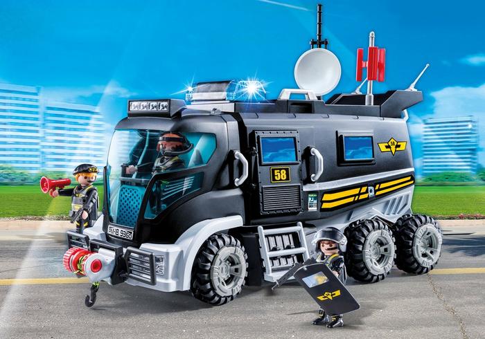 Playmobil 9360 Erikoisjoukkojen Kuorma-auto Valoilla ja Äänillä