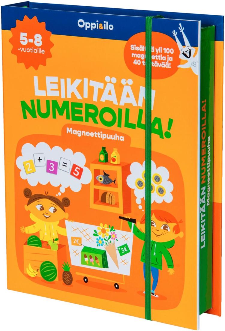 Oppi ja Ilo Magneettipuuha Leikitään Numeroilla