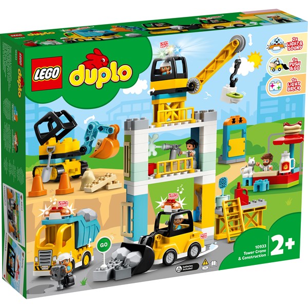 Lego Duplo 10933 Torninosturi ja Rakennustyömaa