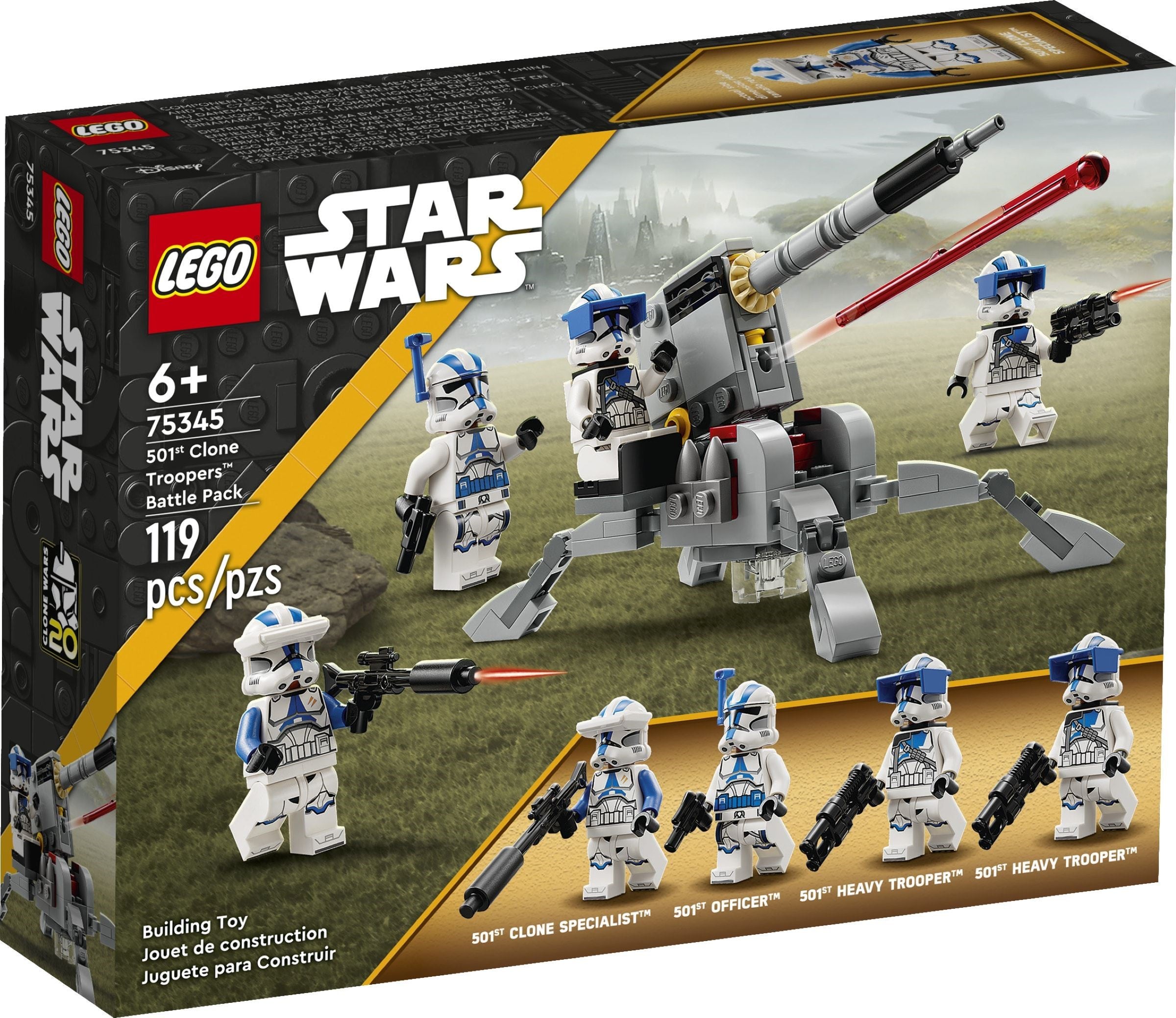LEGO Star Wars 75345 501. Legioonan Kloonisoturit -Taistelupaketti