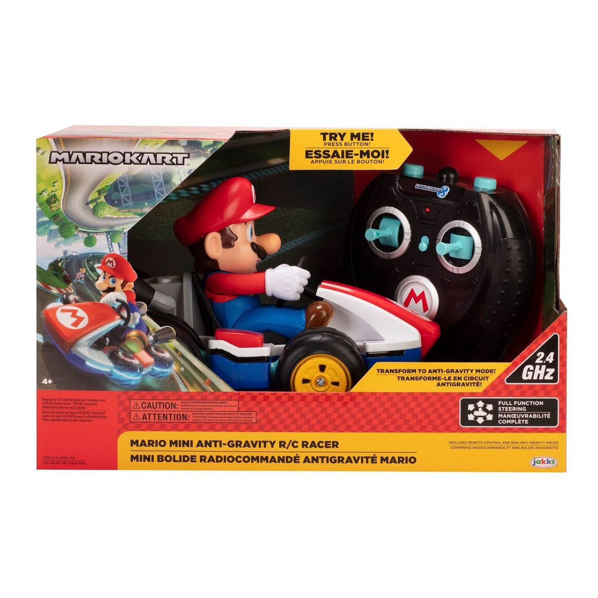 Super Mario RC Kart Mini Racer Mario Radio Ohjattava Auto