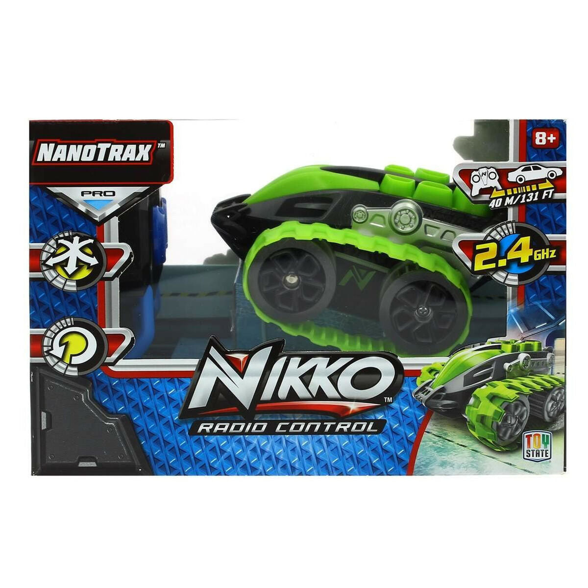 NIKKO NanoTrax Radio-Ohjattava Auto Electric Green 15cm