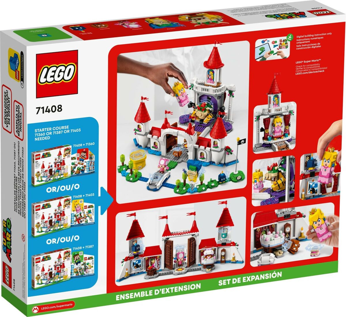 Lego 71408 Super Mario Peachin Linna -Laajennusosa
