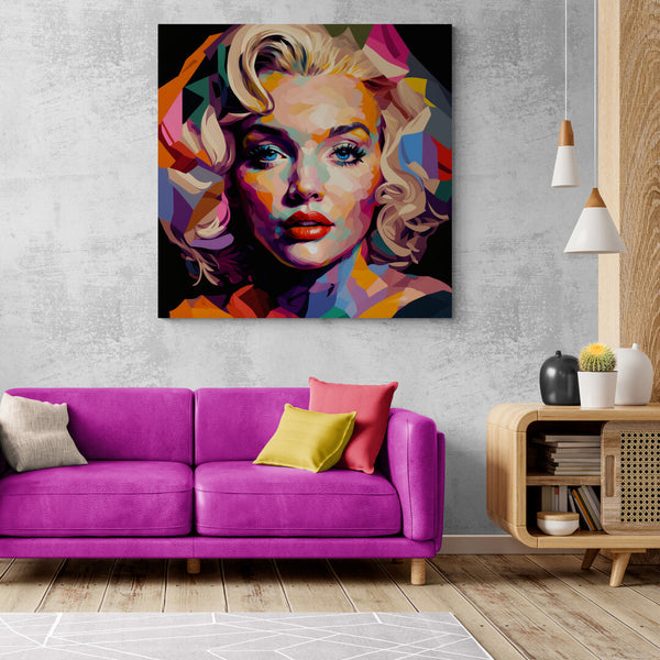 tableau pop art marylin monroe pour une ambiance glamour et coloré