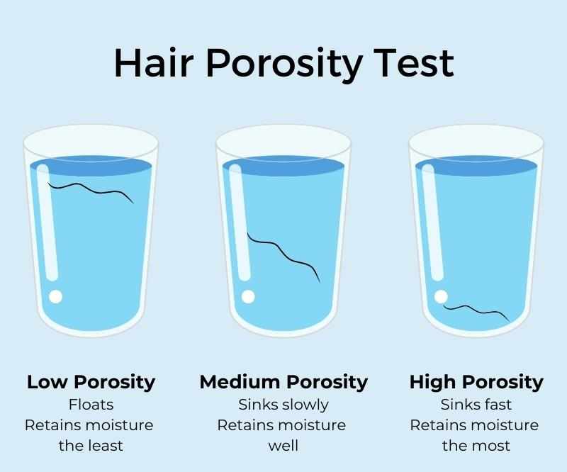 hair porosity test chart