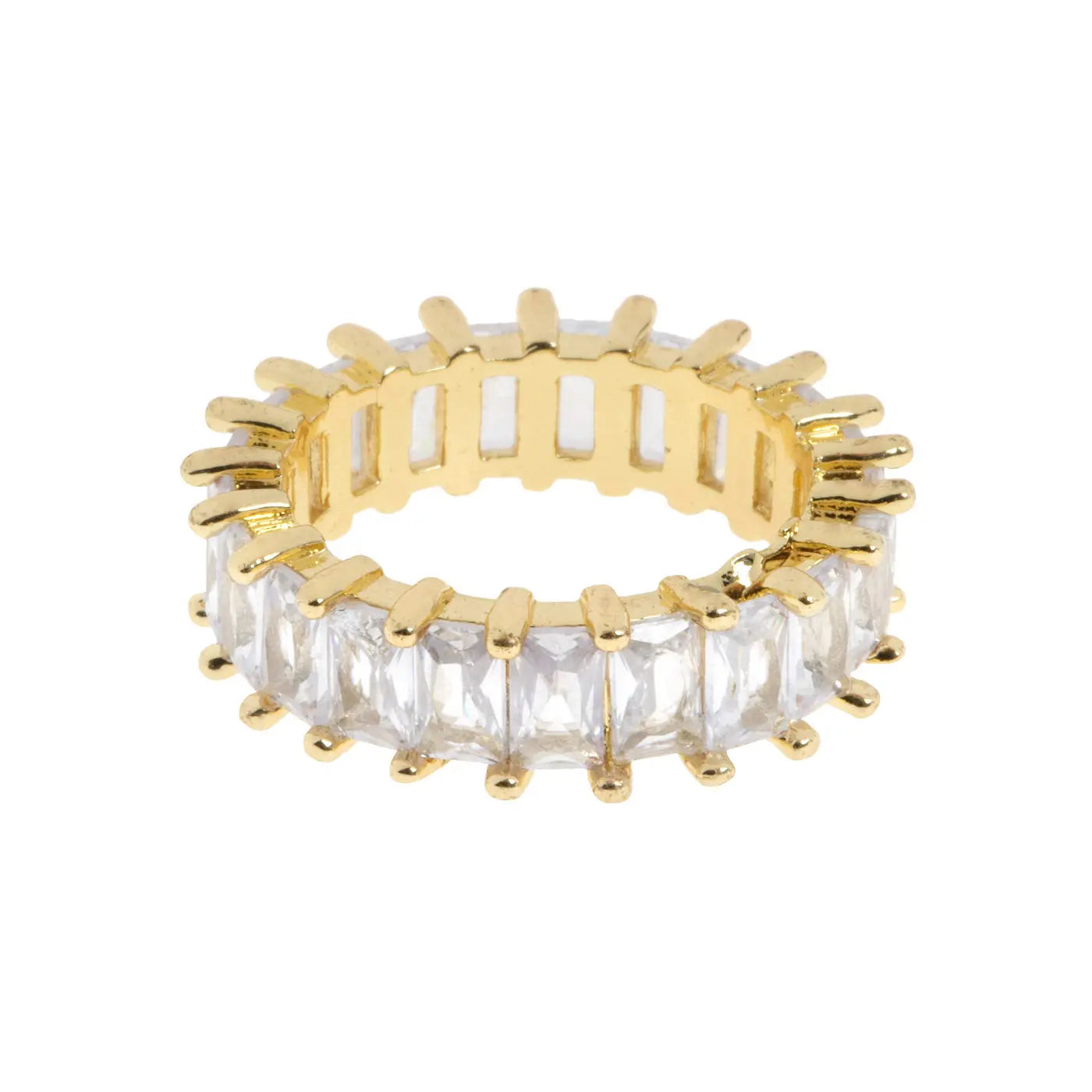 Julia - Crystal Band Ring