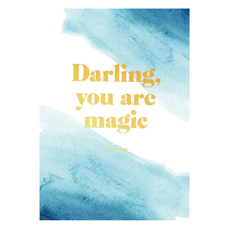 Darling You are Magic Postcard