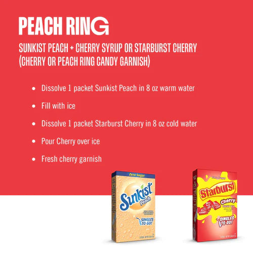 Peach Ring Drink Ingredients