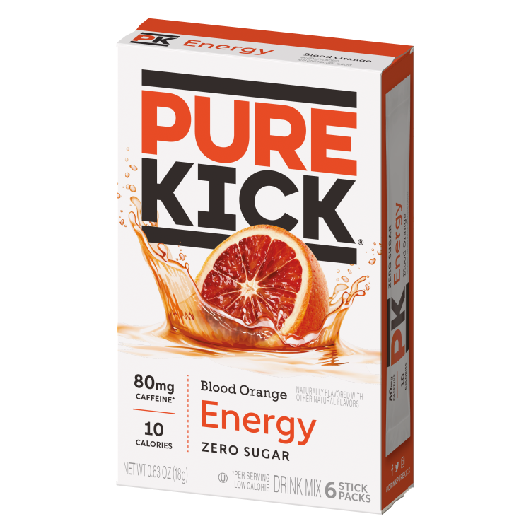 Pure Kick Blood Orange Energy Singles to Go