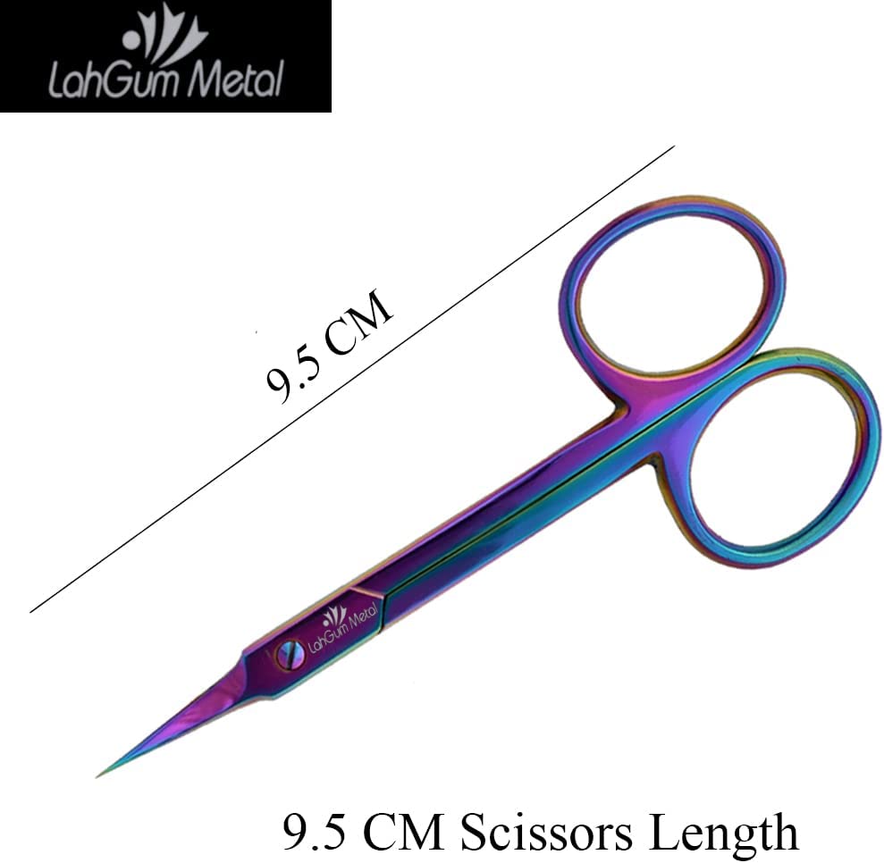 BEZOX Extra Fine Curved Cuticle Scissors, Super Thin Scissors for Cutical  Care Only, Professional Manicure Small Scissors, Stainless Steel Cuticle