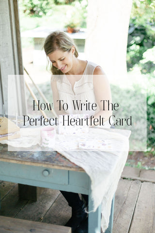 tips on how to write the perfect card message