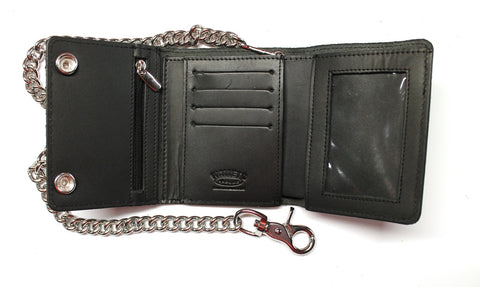 Leather Belt Loop Wallet Chain 24