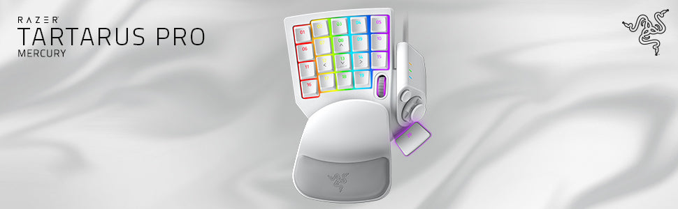 Razer Tartarus Pro Mercury White | DeviceMe