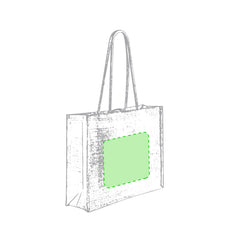 sac triex Zone 2 - Face B Zone de marquage max: 265 x 260 mm SÉRIGRAPHIE F (maximale 1 couleur) TRANSFERT SÉRIGRAPHIQUE