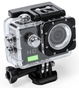 Caméra Sportive Komir Zone 1 - Sur le boîtier de protection Zone de marquage max: 12 x 6 mm TAMPOGRAPHIE K (maximale 4 couleurs)