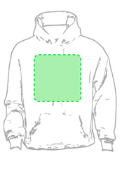 Sweat-Shirt à Capuche Adulte Harnix Zone 3 - Poitrine Zone de marquage max: 330 x 400 mm SÉRIGRAPHIE F (maximale 6 couleurs) TRANSFERT SÉRIGRAPHIQUE (maximale 8 couleurs) GRAVURE TRANSFERT NUMÉRIQUE (FULLCOLOR)