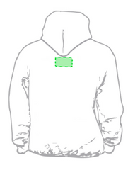 Sweat-Shirt Adulte Lightweight Hooded Sweat Zone 5 - Etiquette dos Zone de marquage max: 100 x 60 mm SÉRIGRAPHIE F (maximale 6 couleurs) TRANSFERT SÉRIGRAPHIQUE (maximale 8 couleurs) GRAVURE TRANSFERT NUMÉRIQUE (FULLCOLOR) GRAVURE BRODERIE P (FULLCOLOR)
