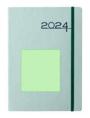 Agenda Setren Zone 1 - Sur la couverture  Zone de marquage max: 100 x 120 mm SÉRIGRAPHIE E (maximale 1 couleur) THERMOGRAVURE À SEC (maximale 1 couleur)