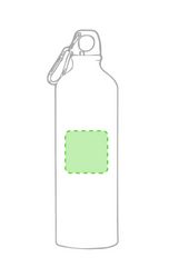 set de bouteille avec serviette cloister Zone 5 - Sur le devant Zone de marquage max: 50 x 50 mm DIGITAL W3 -25cm