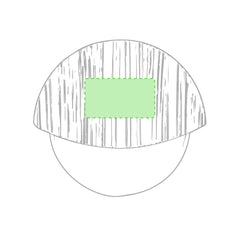 roulette a pizza titox Zone 2 - Centré face B Zone de marquage max: 40 x 25 mm TAMPOGRAPHIE D (maximale 4 couleurs) GRAVURE LASER (maximale 1 couleur)