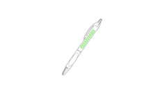 stylo vite Zone 1 - Sur le corps du stylo face A Zone de marquage max: 50 x 6 mm TAMPOGRAPHIE A