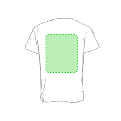 T-Shirt Enfant Blanc "keya" YC150 Zone 1 - Dans le dos Zone de marquage max: 330 x 400 mm SÉRIGRAPHIE F (maximale 6 couleurs) TRANSFERT SÉRIGRAPHIQUE (maximale 8 couleurs) GRAVURE QUADRICHROMIE X (Minimum 500 pièces) (FULLCOLOR)