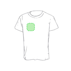 T-Shirt Enfant Blanc "keya" YC150 Zone 5 - Poitrine droite Zone de marquage max: 80 x 80 mm SÉRIGRAPHIE F (maximale 6 couleurs) TRANSFERT SÉRIGRAPHIQUE (maximale 8 couleurs) GRAVURE TRANSFERT NUMÉRIQUE (FULLCOLOR)