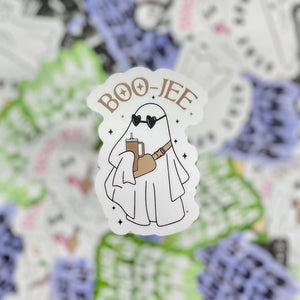 Vinyl Sticker - Boo-Jee Ghost - 3" Sticker - Rapid Press Printing