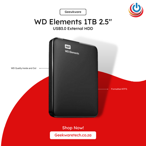 WD Elements portable storage