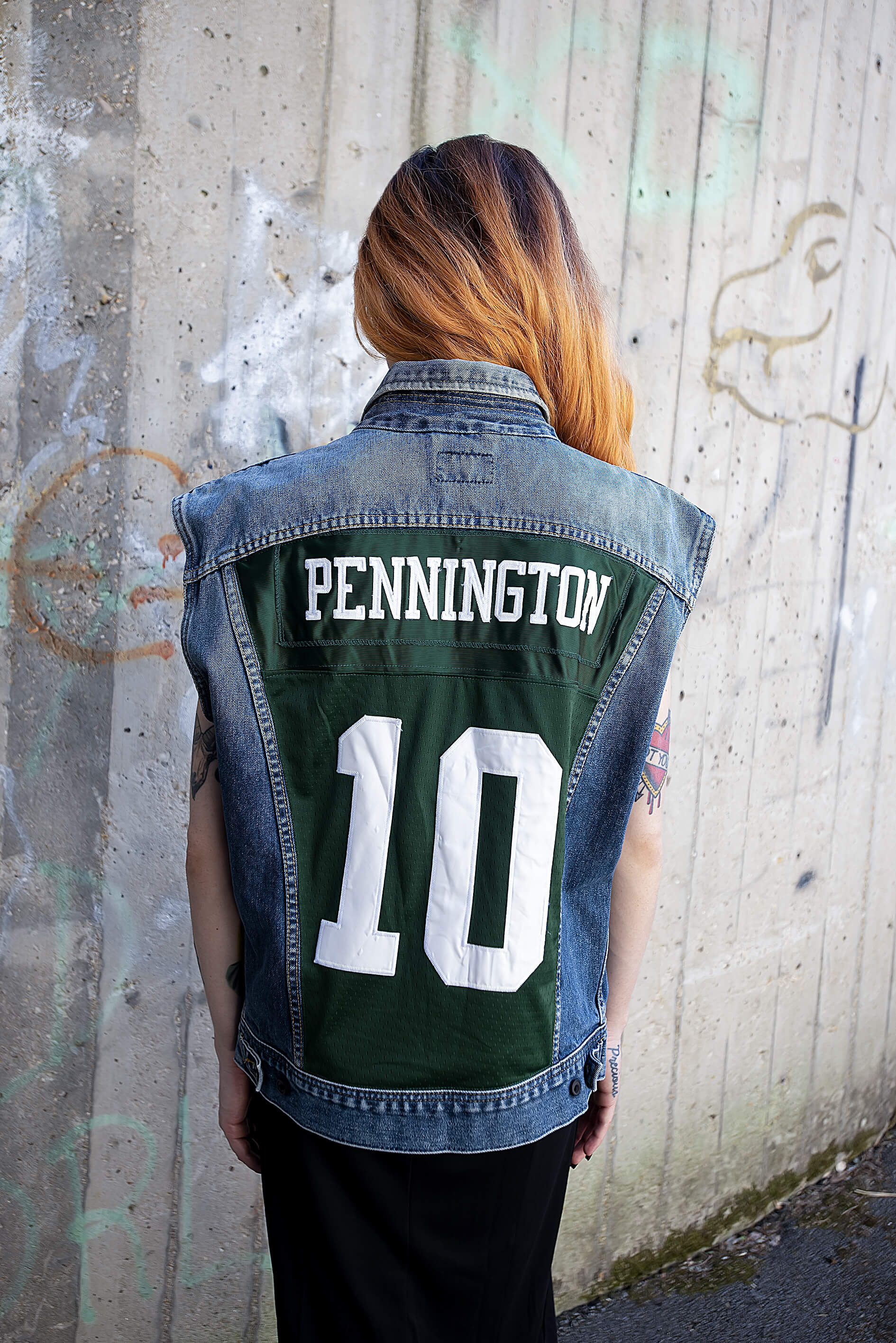 ➽ AUSTIN - men's levis sleeveless + american basketball jersey: vintage  gilet made in upcycling, vintage online shop, slow fashion brand |  