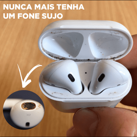 Limpador Multifuncional Para Fones de Ouvido - AirCleaner