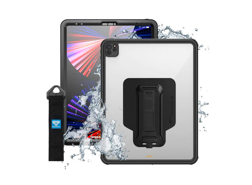 Dub-L-EE ARMOR-X iPad Pro 12.9 ( 5th / 6th Gen ) 2021 / 2022 IP68 Waterproof, Shock & Dust Proof Rugged Case.